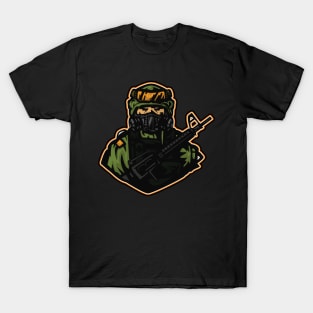 Spec Ops Soldier Mascot T-Shirt